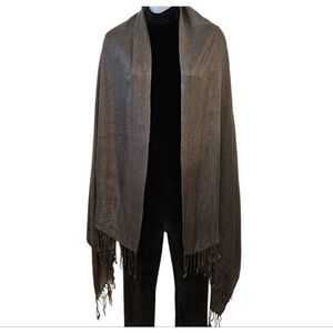 Pashmina Gray Wrap/Scraf  30% Silk